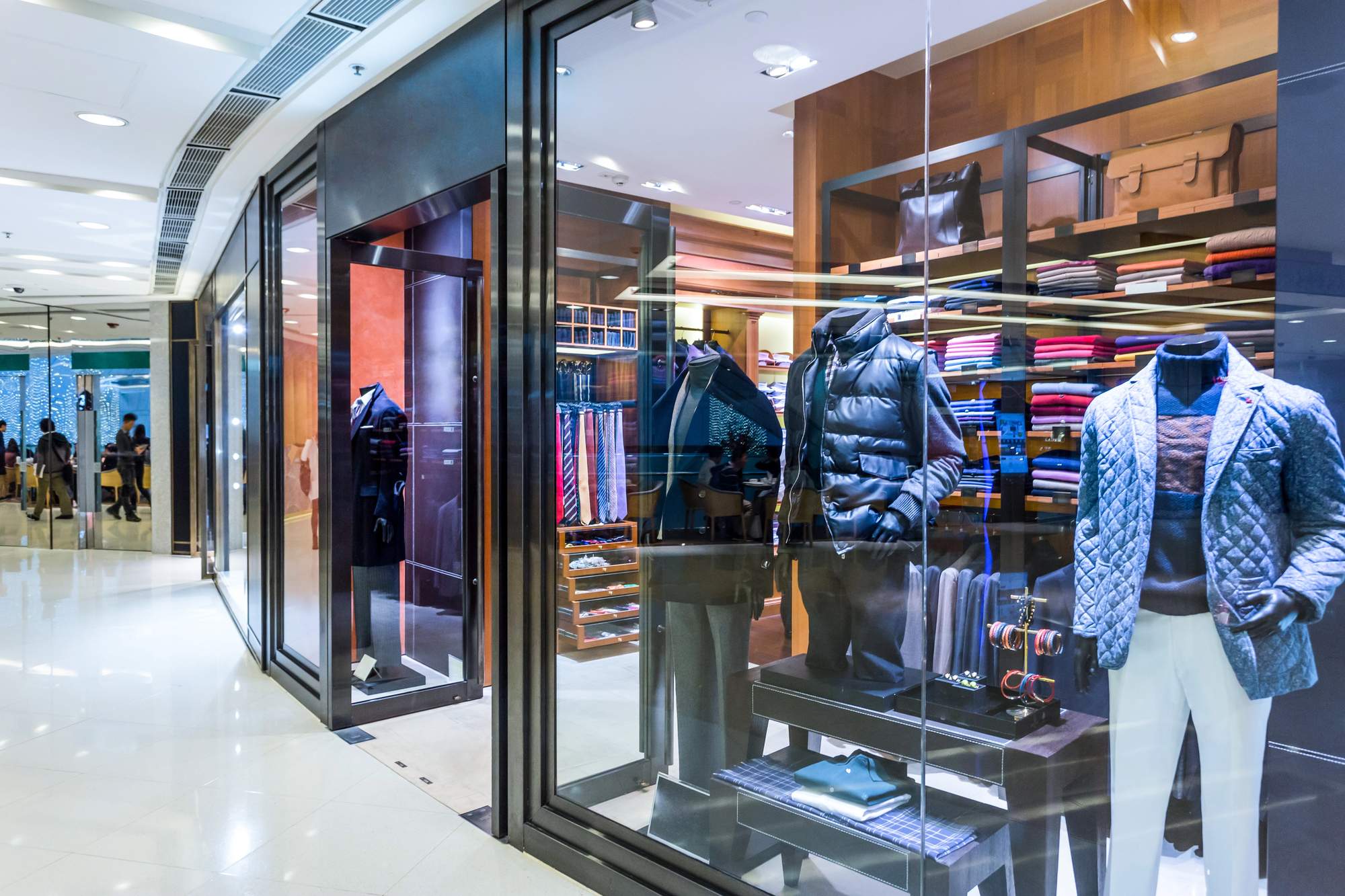 Front shop of clothing store